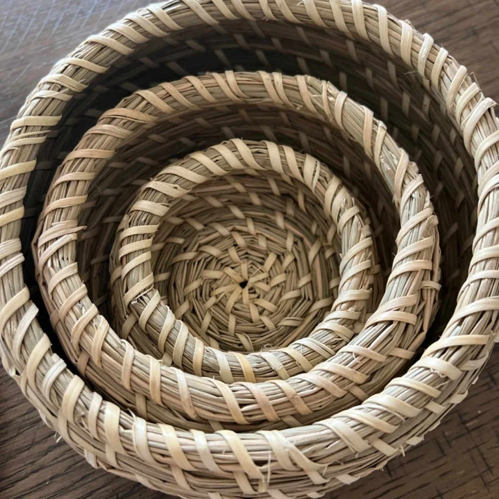New Round Nesting Baskets-Set 3 - Picture 3 of 7